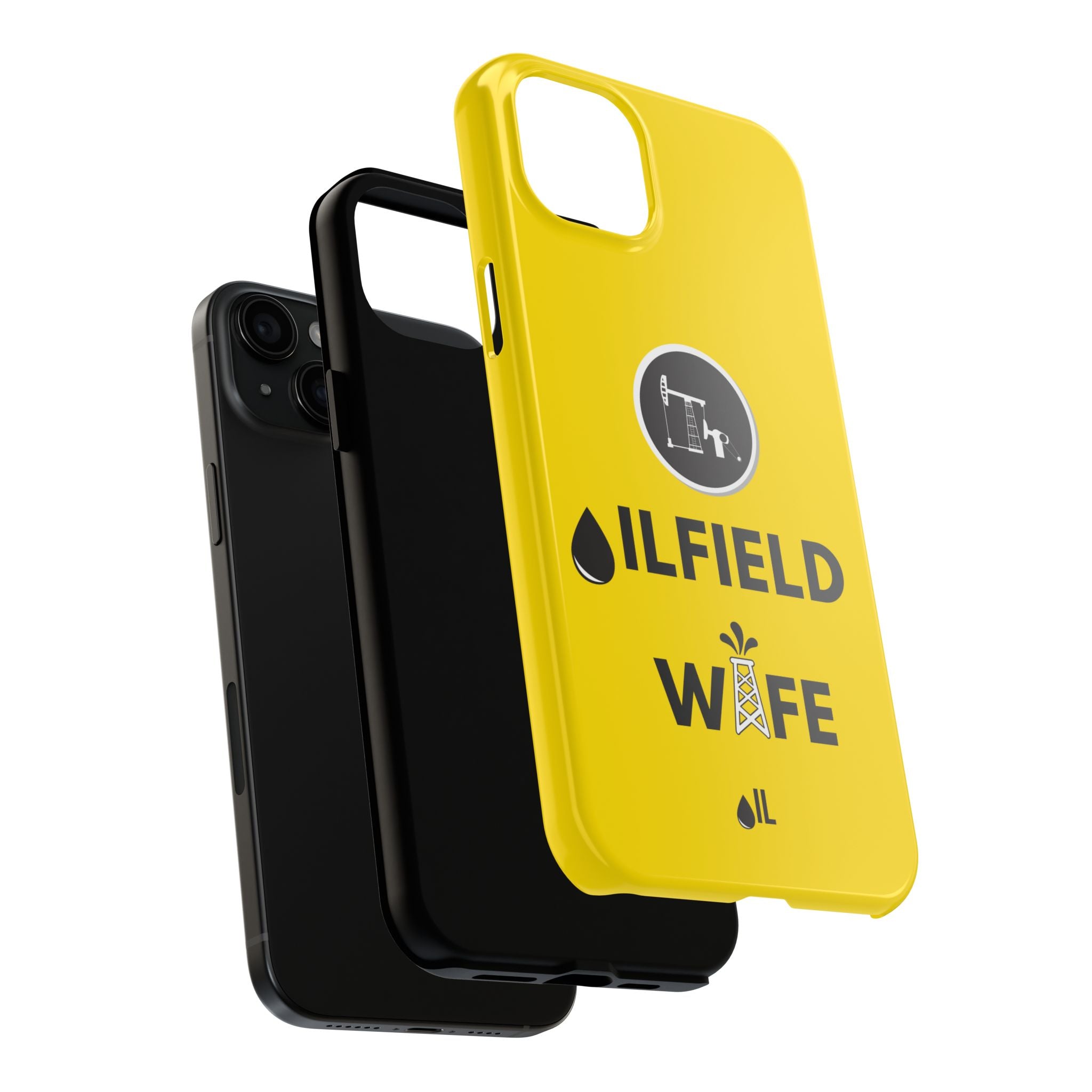 Oilfield Wife Tough Phone Case (Golden Yellow)