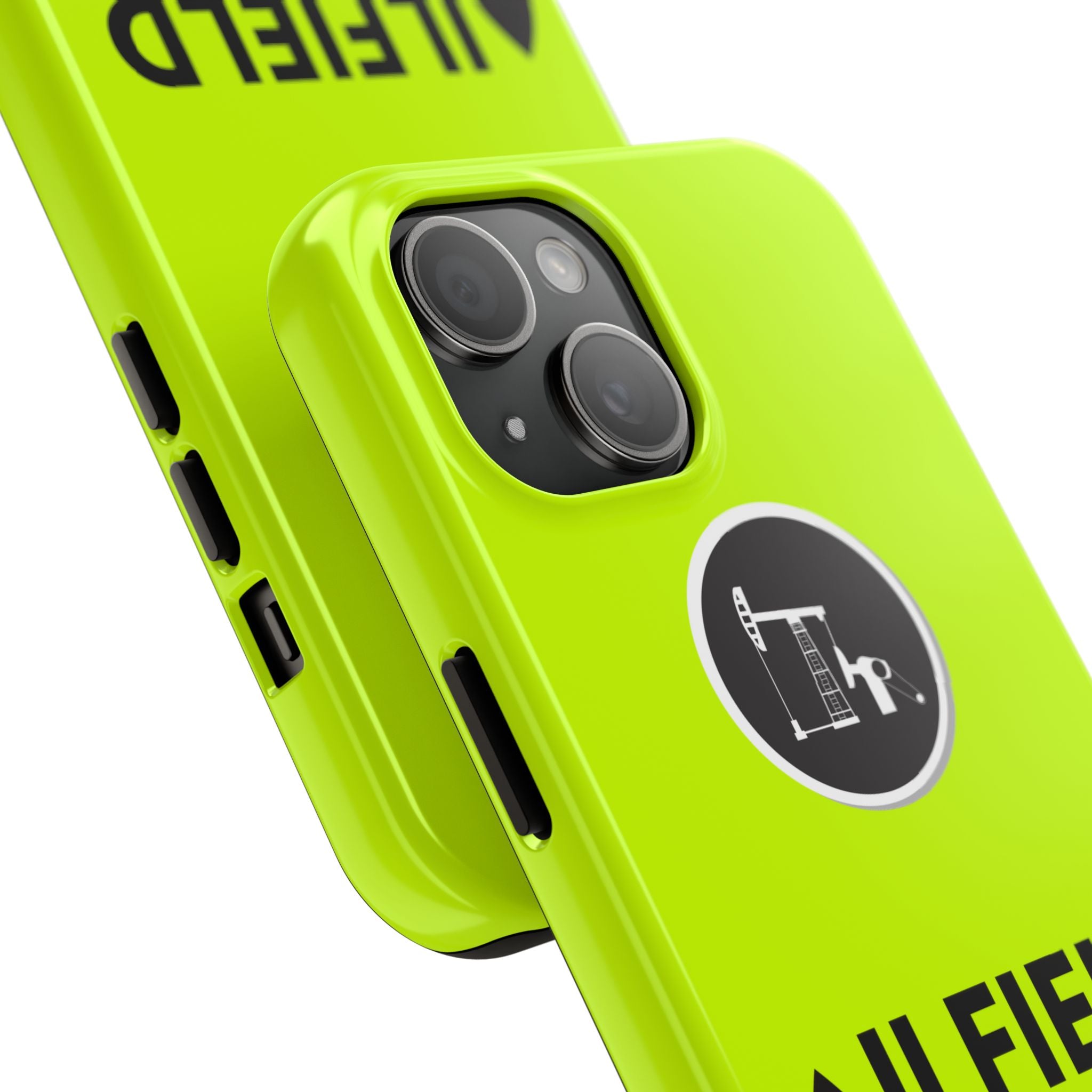 Oilfield Wife Tough Phone Case (Neon Green)