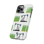 Pumpjack and Money Tough Phone Case (White)