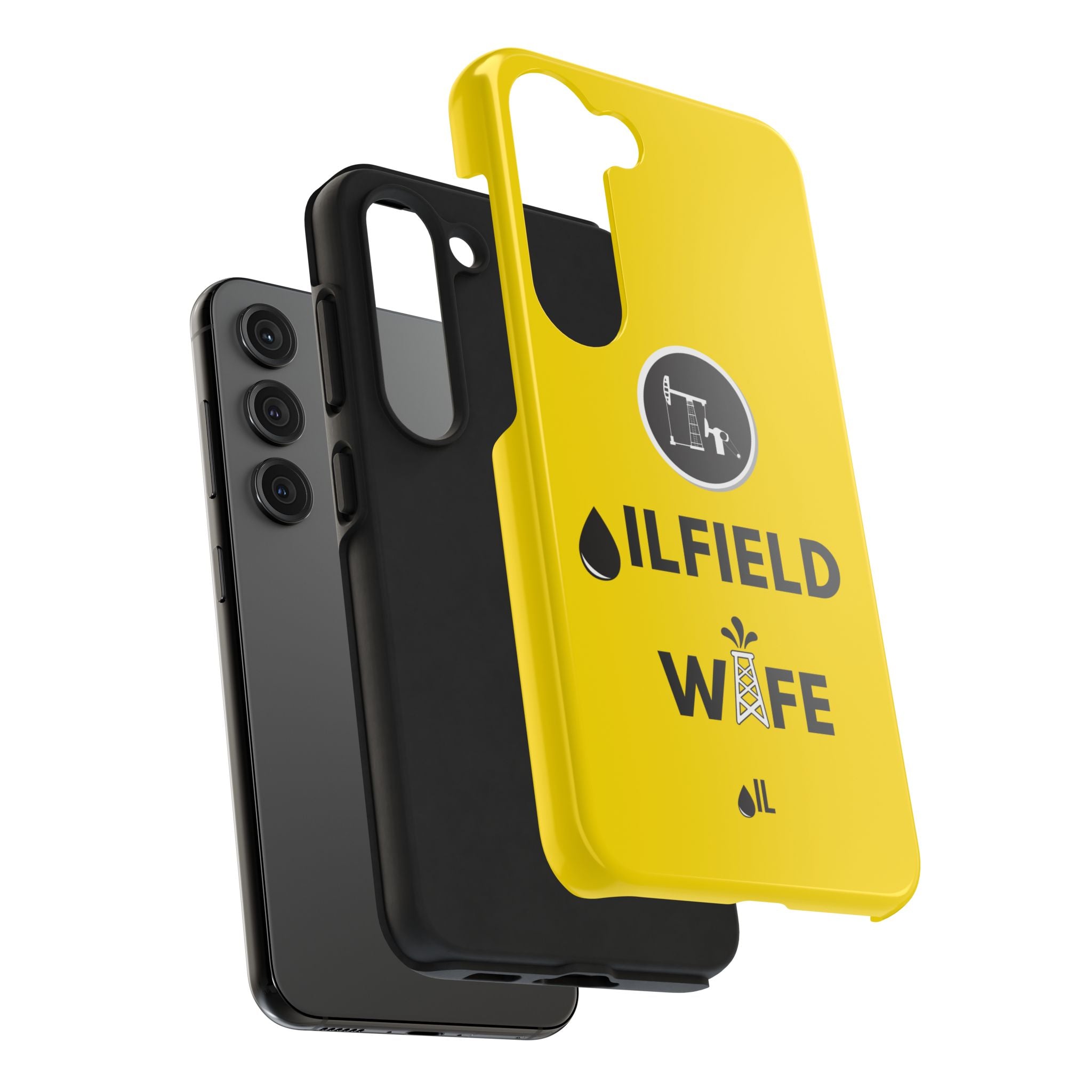 Oilfield Wife Tough Phone Case (Golden Yellow)