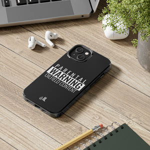 Parental Warning Oilfield Content Tough Phone Case (Black)