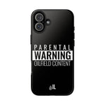 Parental Warning Oilfield Content Tough Phone Case (Black)