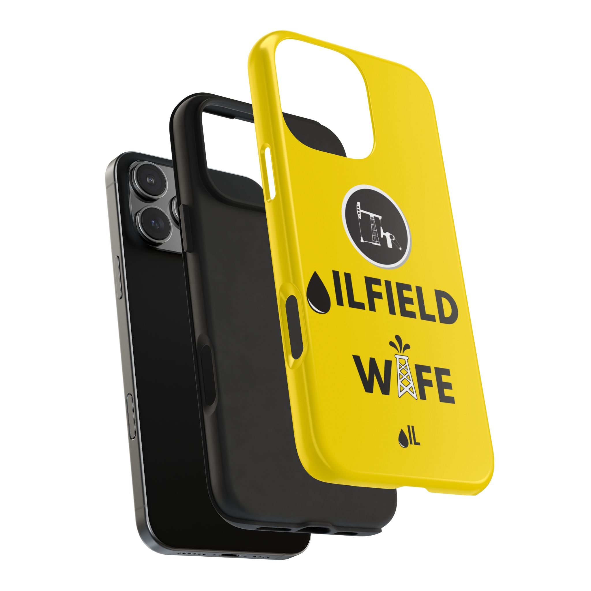 Oilfield Wife Tough Phone Case (Golden Yellow)