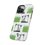 Pumpjack and Money Tough Phone Case (White)