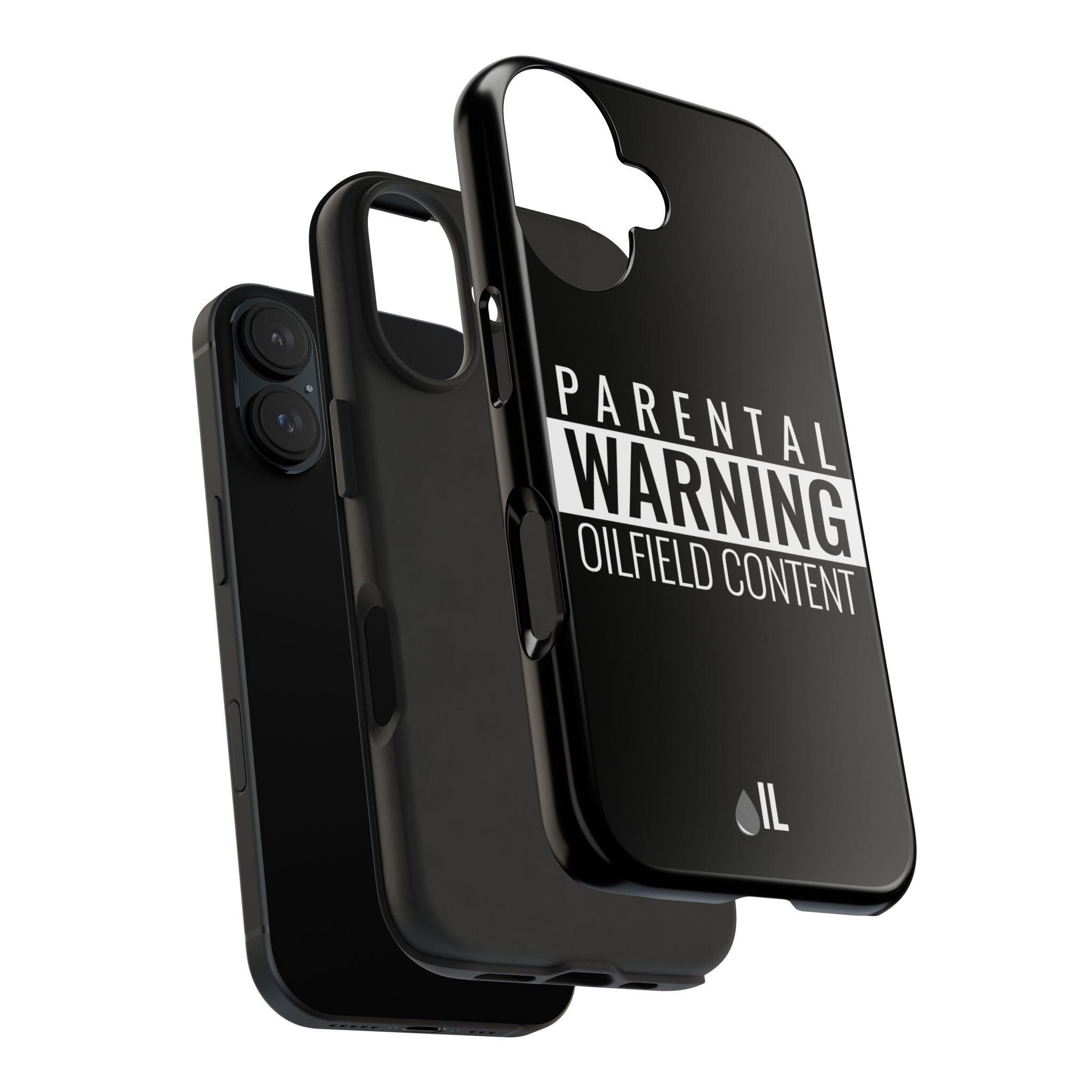 Parental Warning Oilfield Content Tough Phone Case (Black)