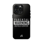 Parental Warning Oilfield Content Tough Phone Case (Black)