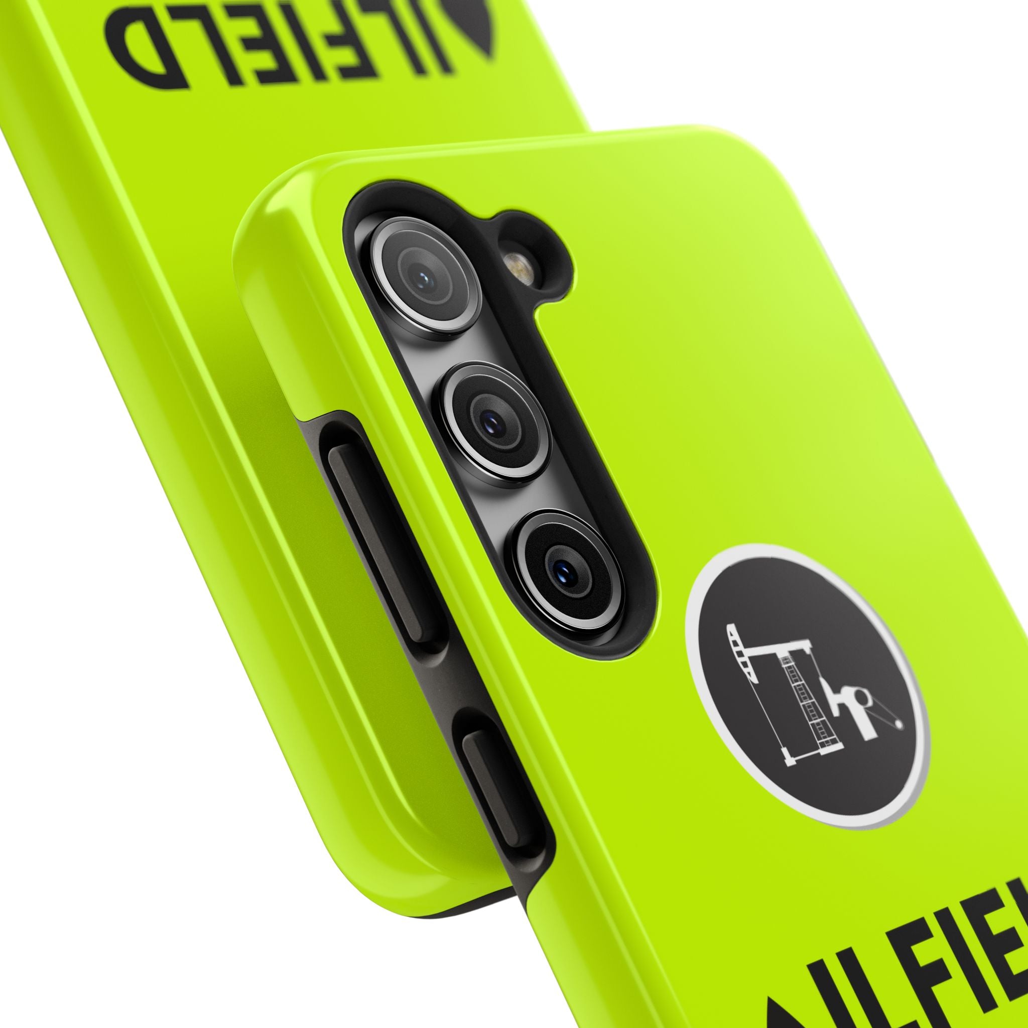 Oilfield Wife Tough Phone Case (Neon Green)