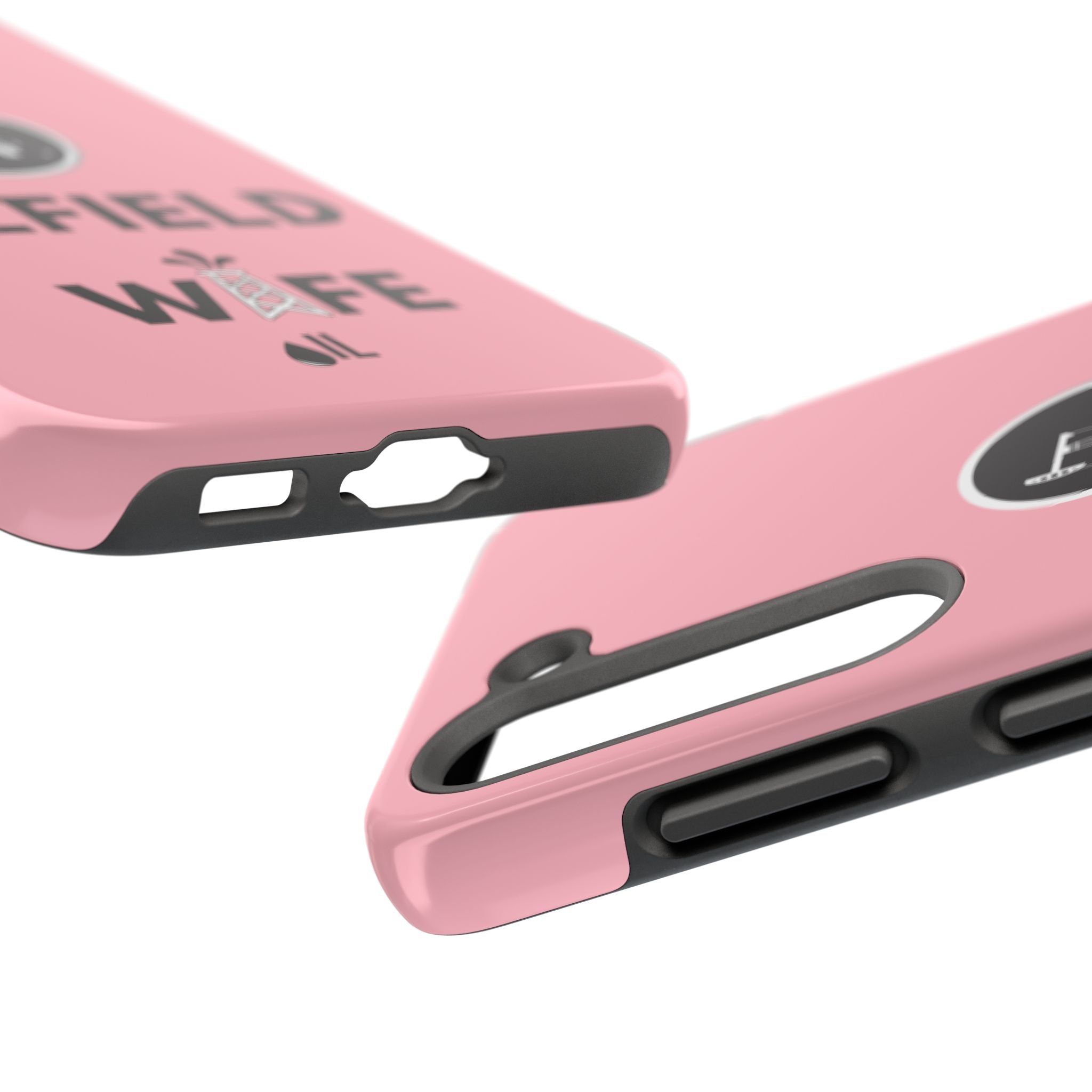 Oilfield Wife Tough Phone Case (Light Pink)