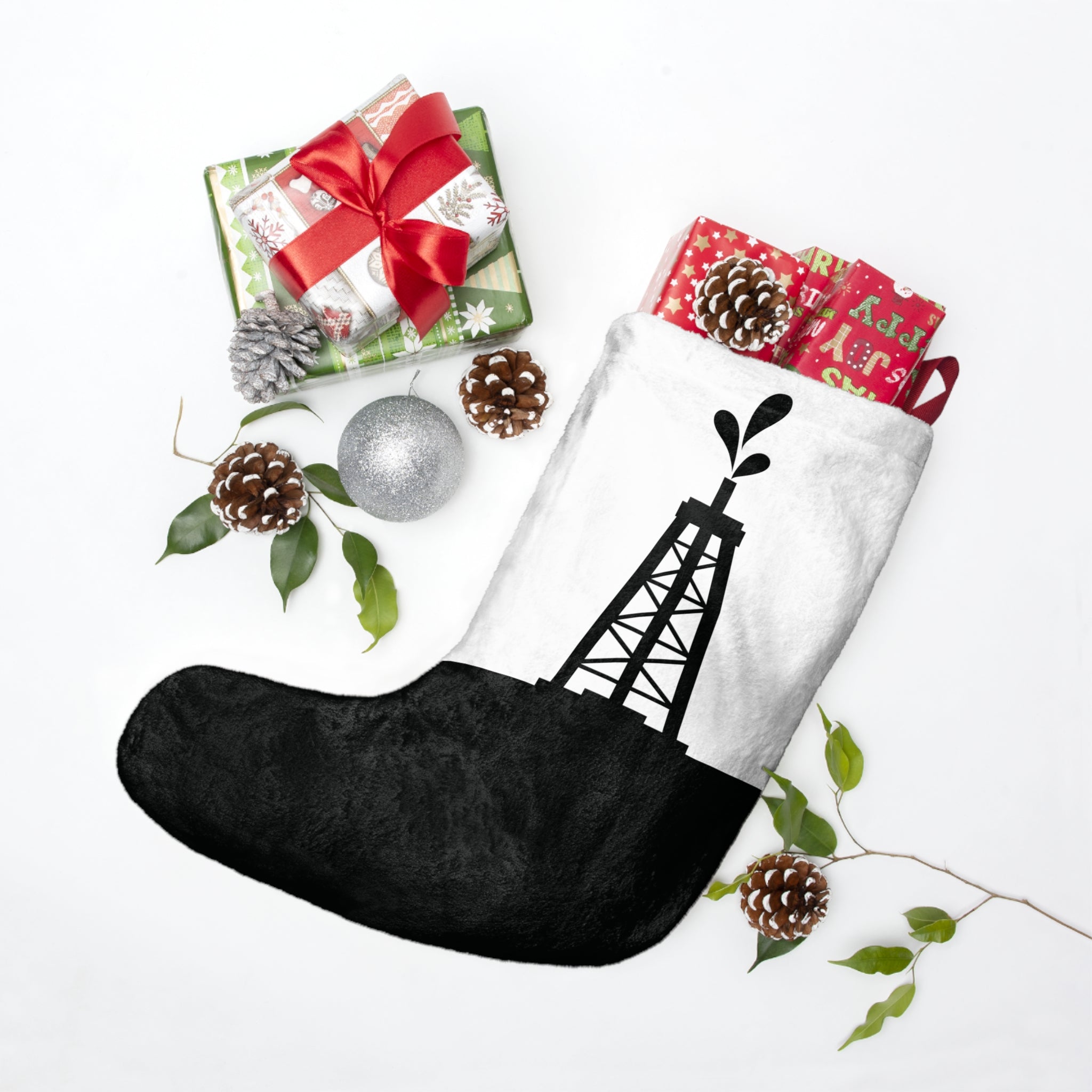 Oil Rig Christmas Stockings