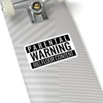 Parental Warning Rig Floor Content Sticker
