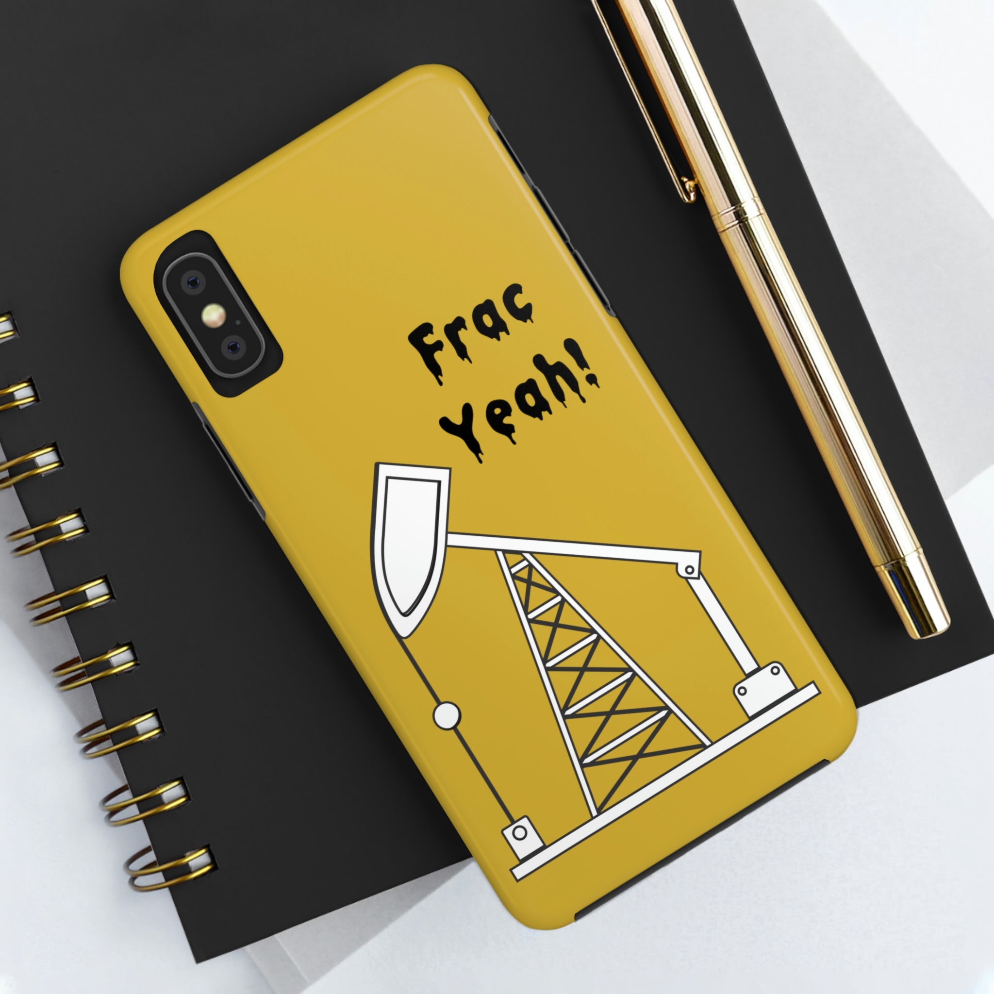 Frac Yeah Tough Phone Case (Golden)