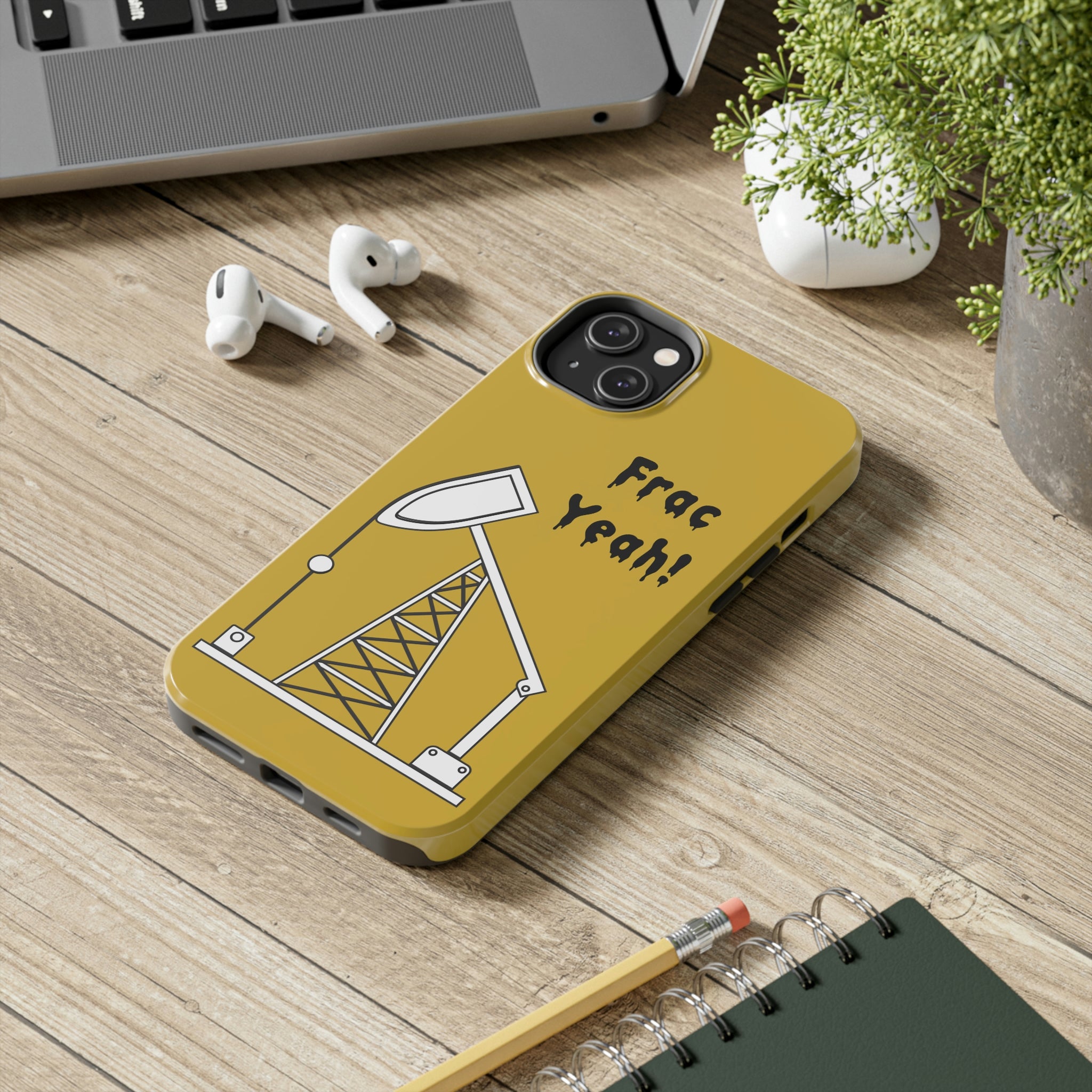 Frac Yeah Tough Phone Case (Golden)